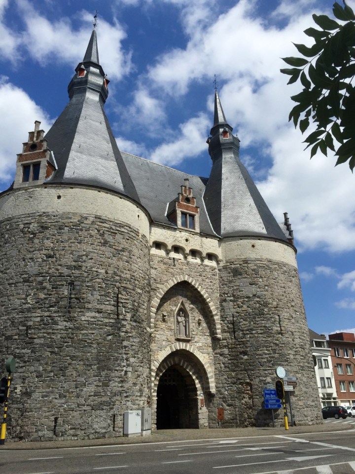 Part of the old town wall on way out of Mechelen