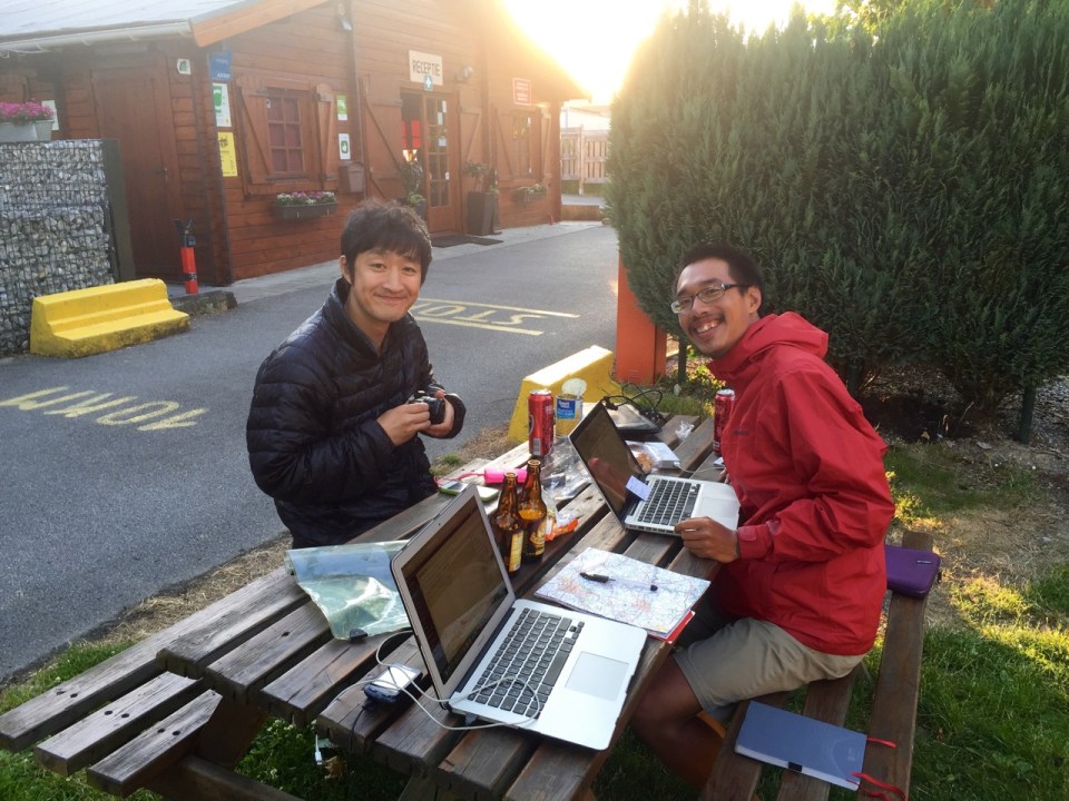 River and Eugene - fellow travellers