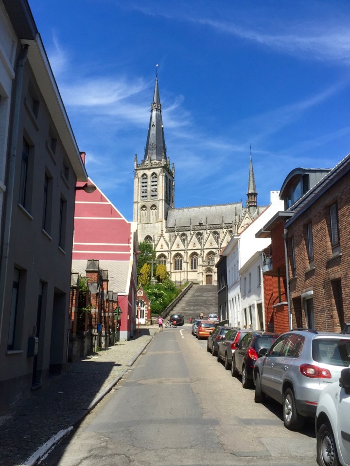 Nice church on outskirts of Brussels; in Alsemberg