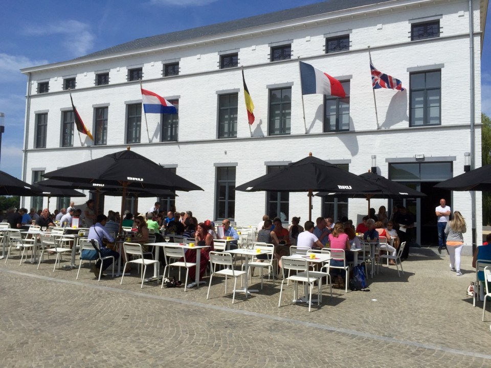 Cafe at Waterloo battle site