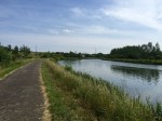 Canal path next to campsite - takes you to Charleroi