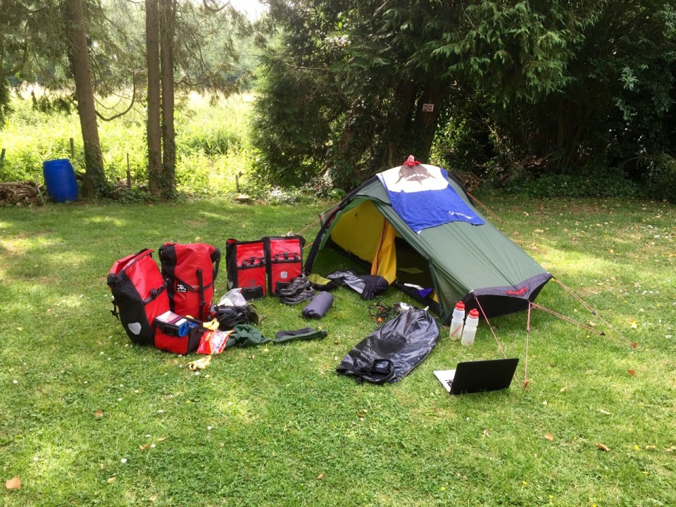 Set up at Trieu du Bois