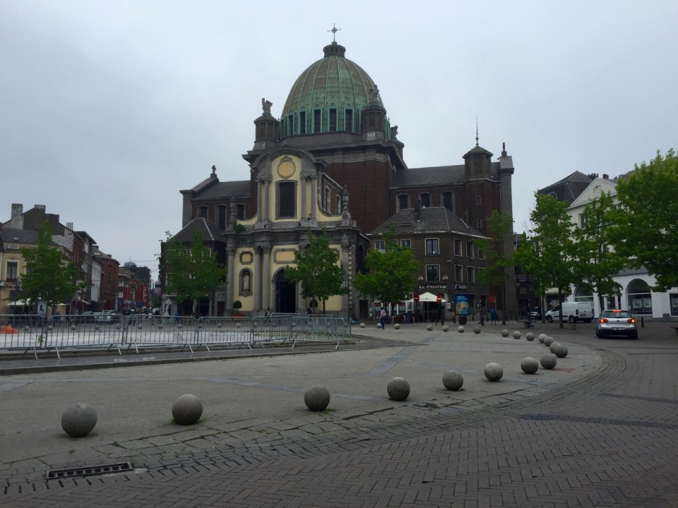 Central square in Charleroi