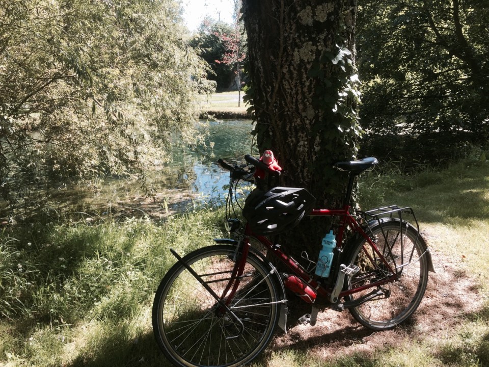 Day's end - Peupliers campsite in Couhe