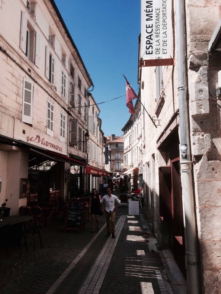 Narrow streets of Angouleme