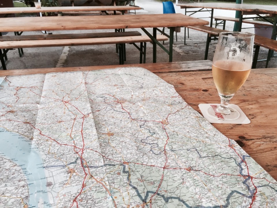 Planning session in Camping du Nizour - where to next?