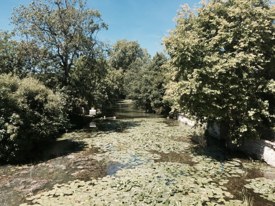 River crossing near Jonzac