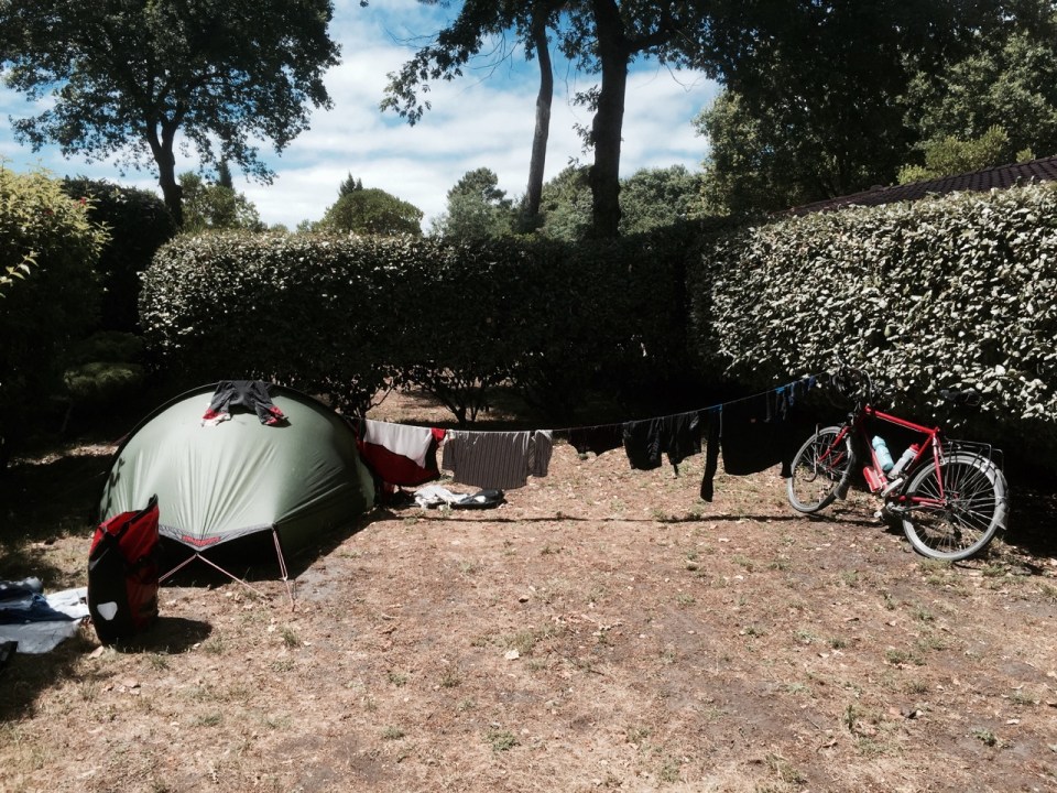 Washing done and drying at Les Maraches Vacances