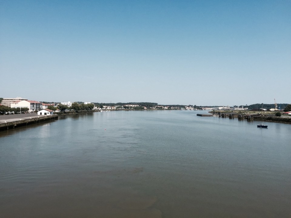 Over the river into Bayonne