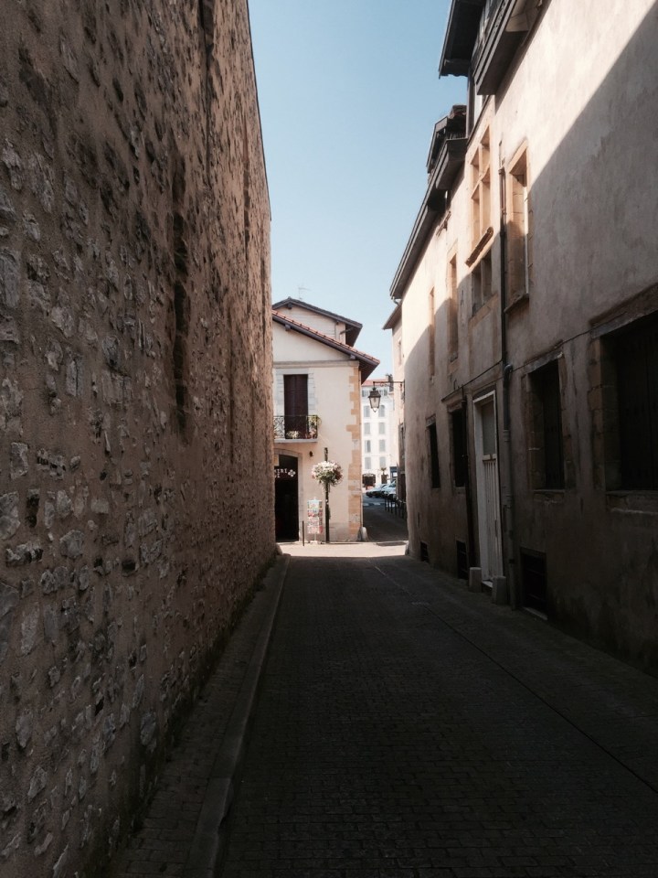 Bayonne - narrow street in old town