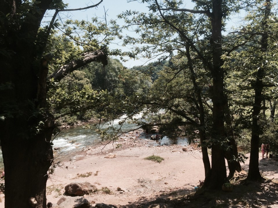 River Nive in Pas de Roland