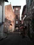 St-Jean-Pied-de-Port - narrow streets and church