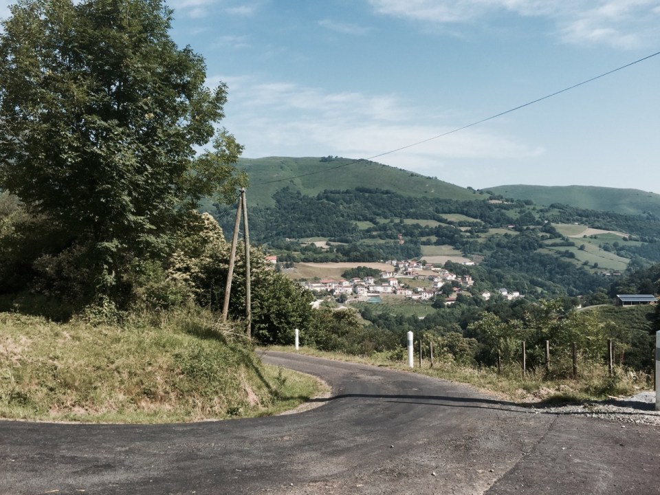 Going up from St-Jean-Pied-de-Port