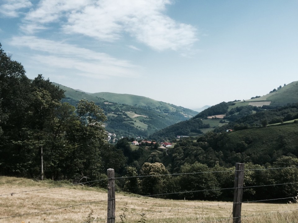 Nice early morning views up from St-Jean-Pied-de-Port