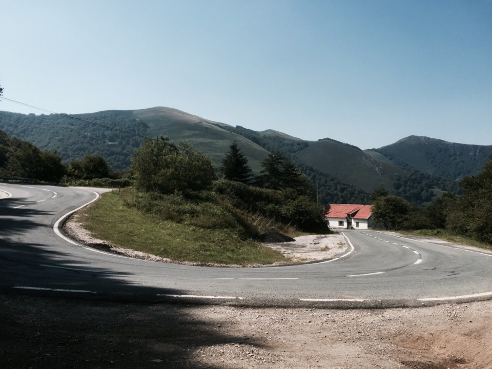 Lots of hairpins on the road over to Roncevaux