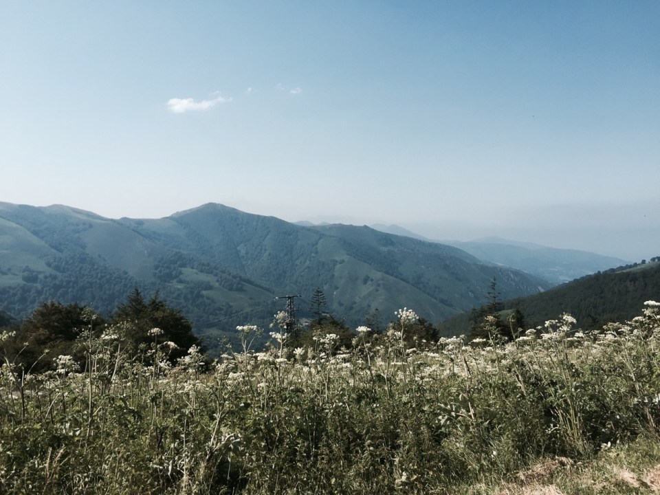 View from Puerto de Ibañeta (Roncevaux pass)