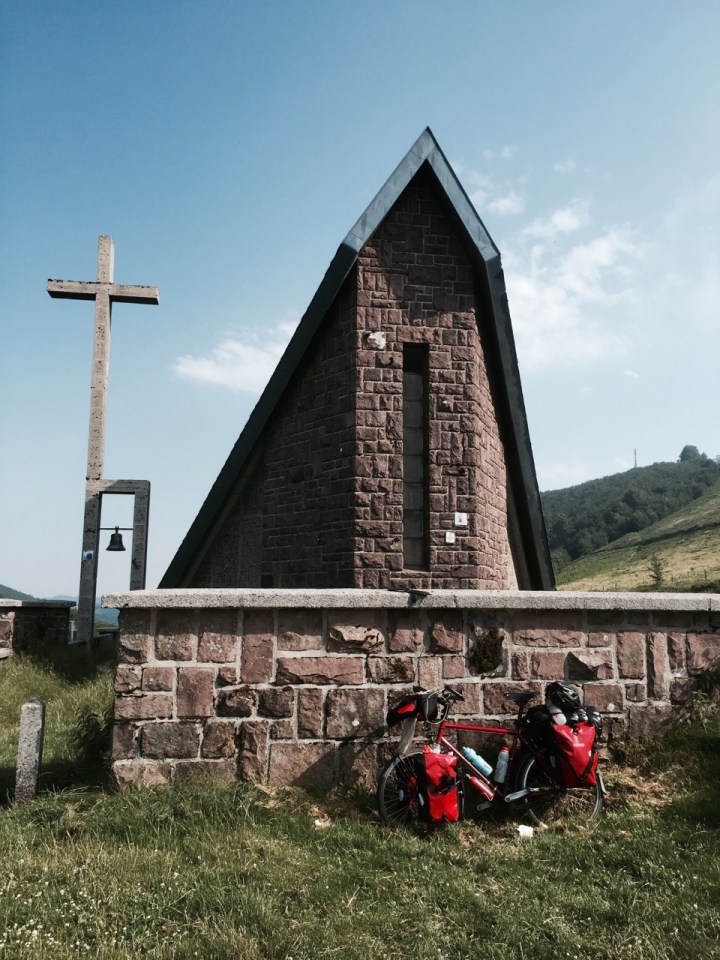 Church at Puerto de Ibañeta