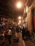 Pamplona - streets come alive at night 2