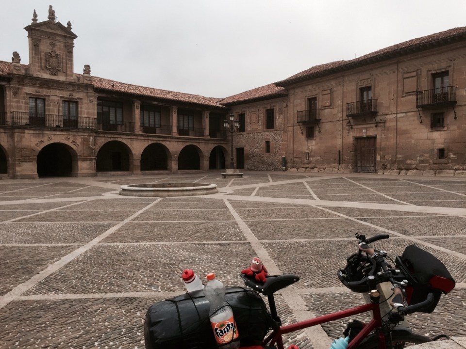 Breakfast spot in plaza next to Cathedral (turns out not just a church)