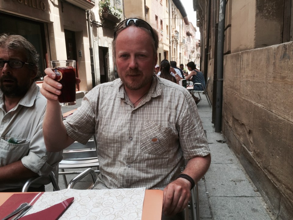 Finally some Sangria - cheers!