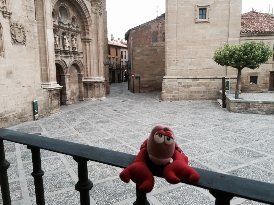 Lobster on balcony, holiday mode