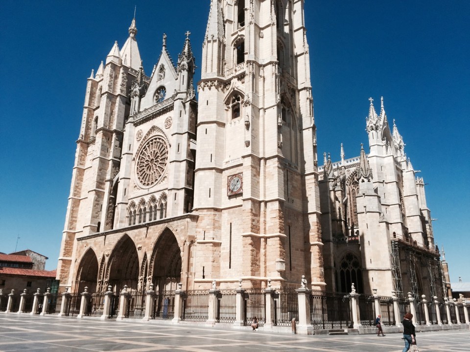 Leon Cathedral panorama - also known as the Cathedral of Light