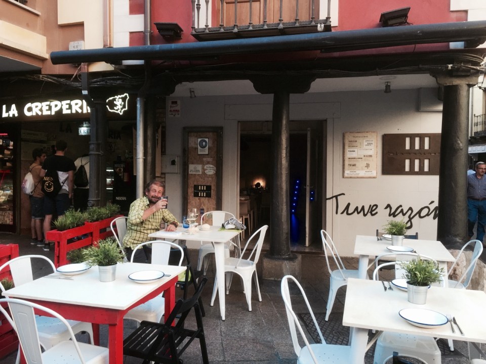 Dinner at the a pilgrim restaurant