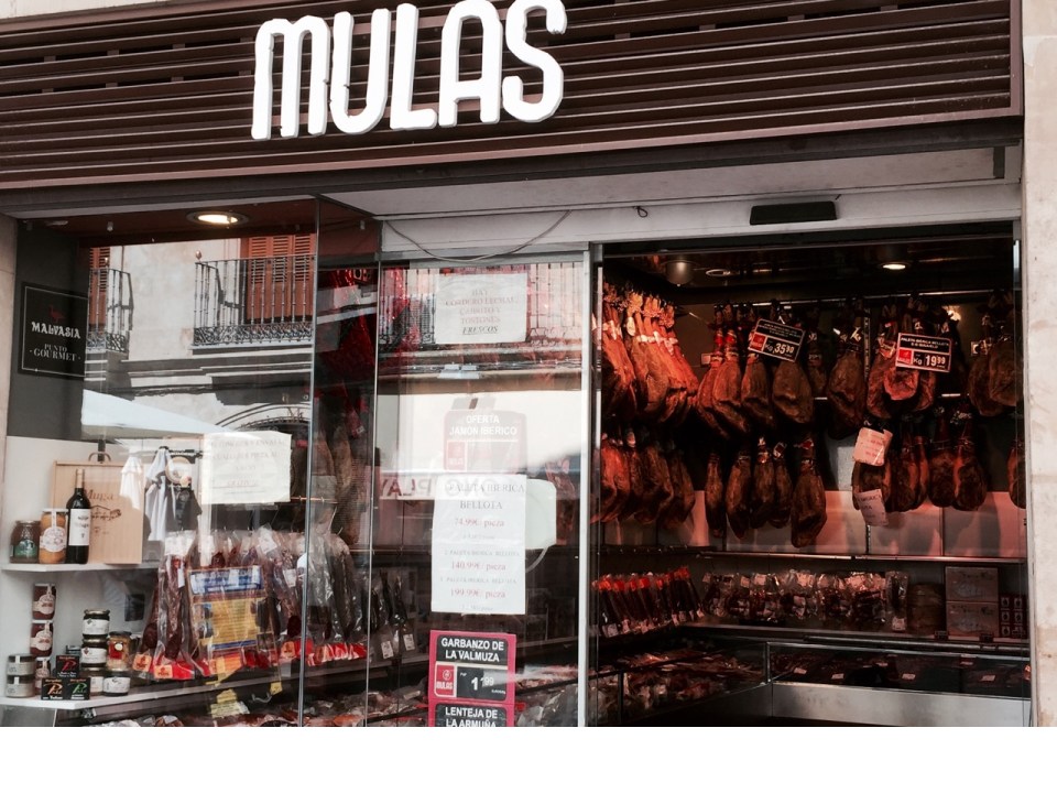 Shop selling bits of pig 1