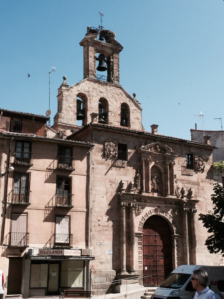 Nice belfry on this Church, salamanca