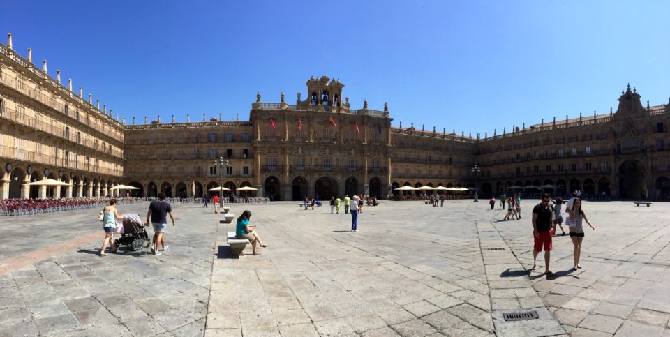 Plaza Mayor panorama, Salamanca