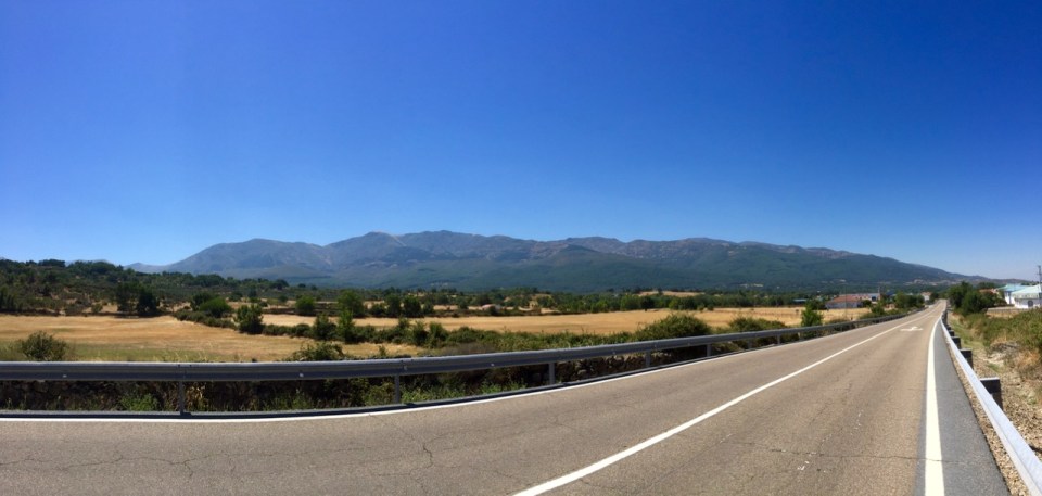 Last view of the mountains