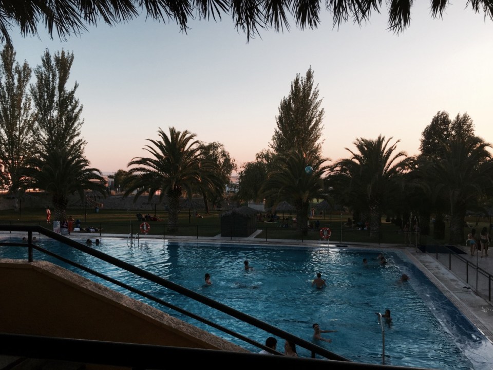 Campsite swimming pool