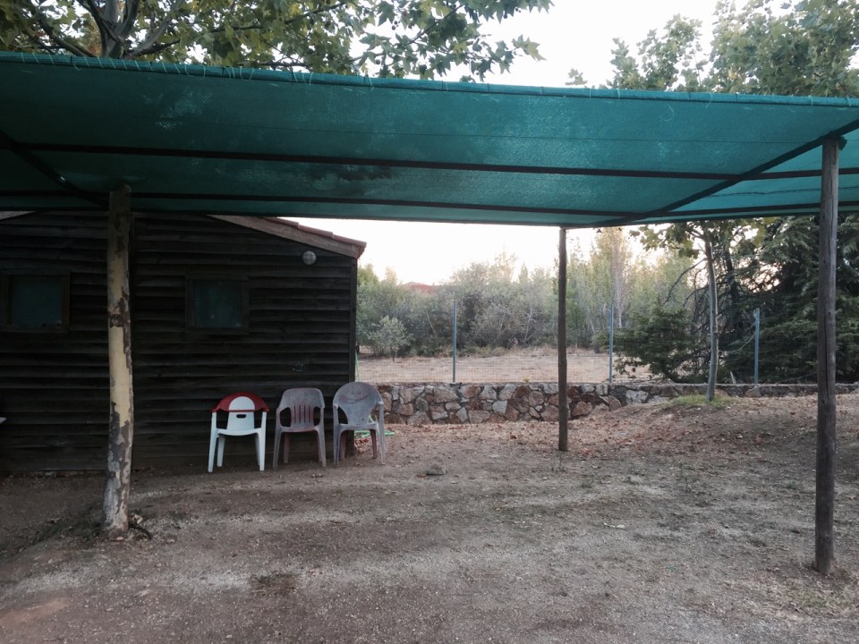 Goodbye posh camping spot