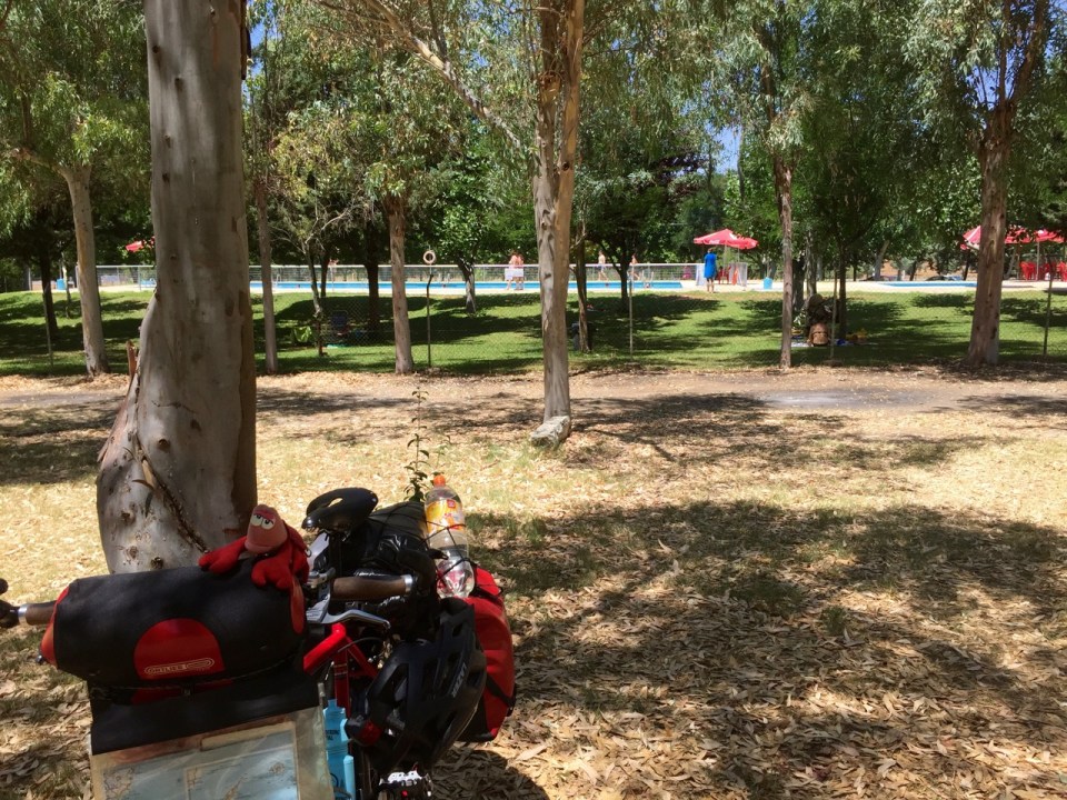 Merida camping and swimming pool