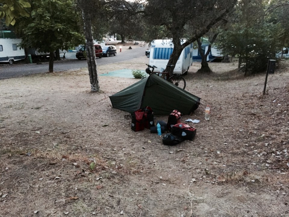 Morning at Tentudia camping in Monesterio