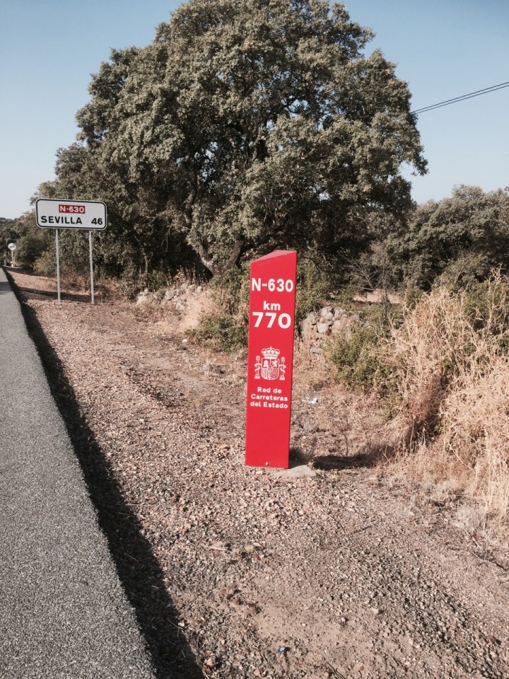 Not much of N630 left; these signs have kept me company along the way