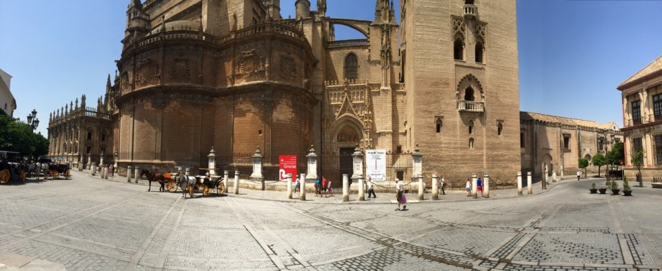 Seville Cathedral panorama