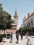 Looking from Alcazar to Cathedral, Seville
