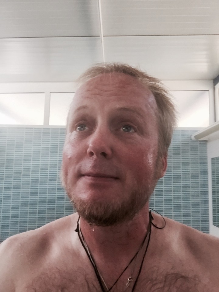 Beard mid shave - not sure this is a good look