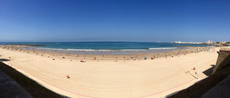 Beach panorama, Cadiz