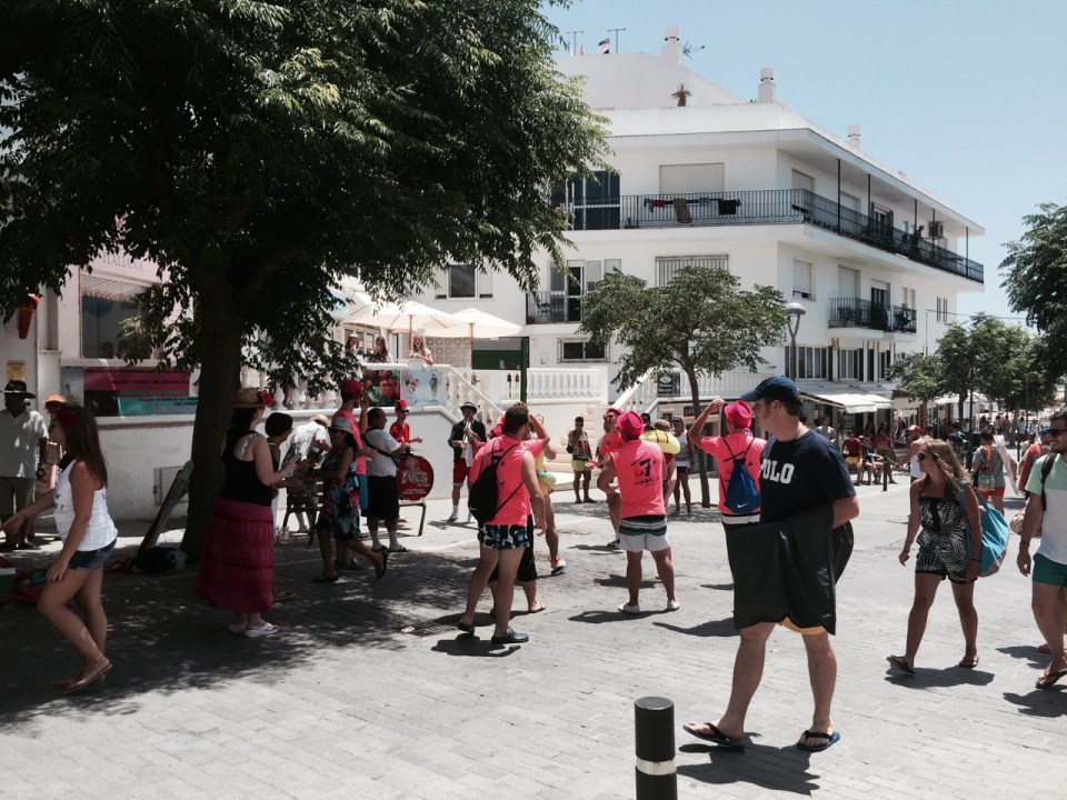 Buskers and dancing in Conil de la Frontera