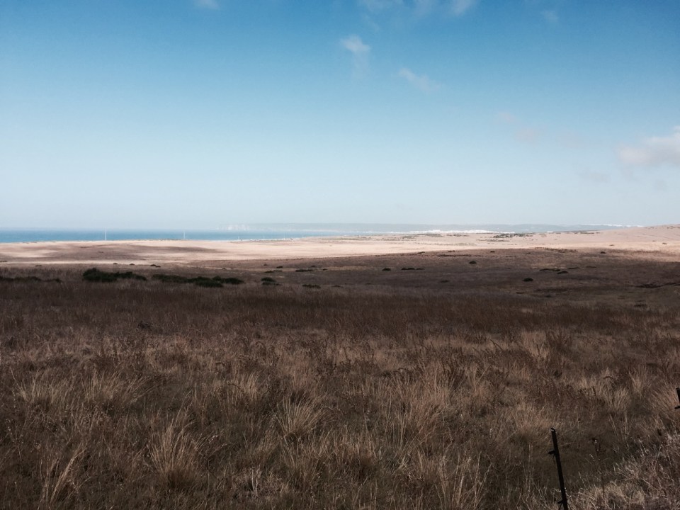 Might just be able to make out Africa in the distance