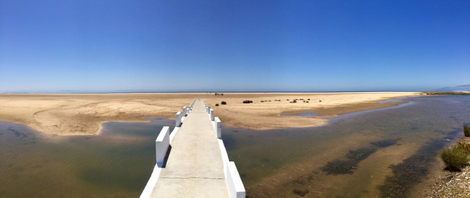 Beach next to Rio Jara camping, marvellous