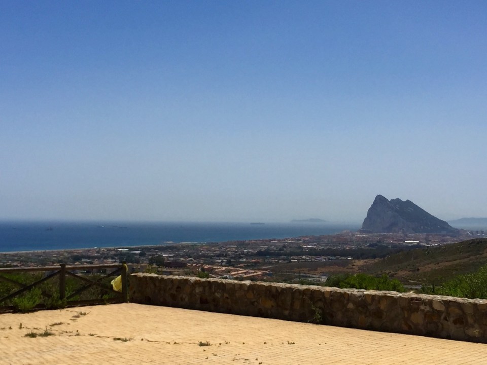 View back to Gibraltar post hill climb
