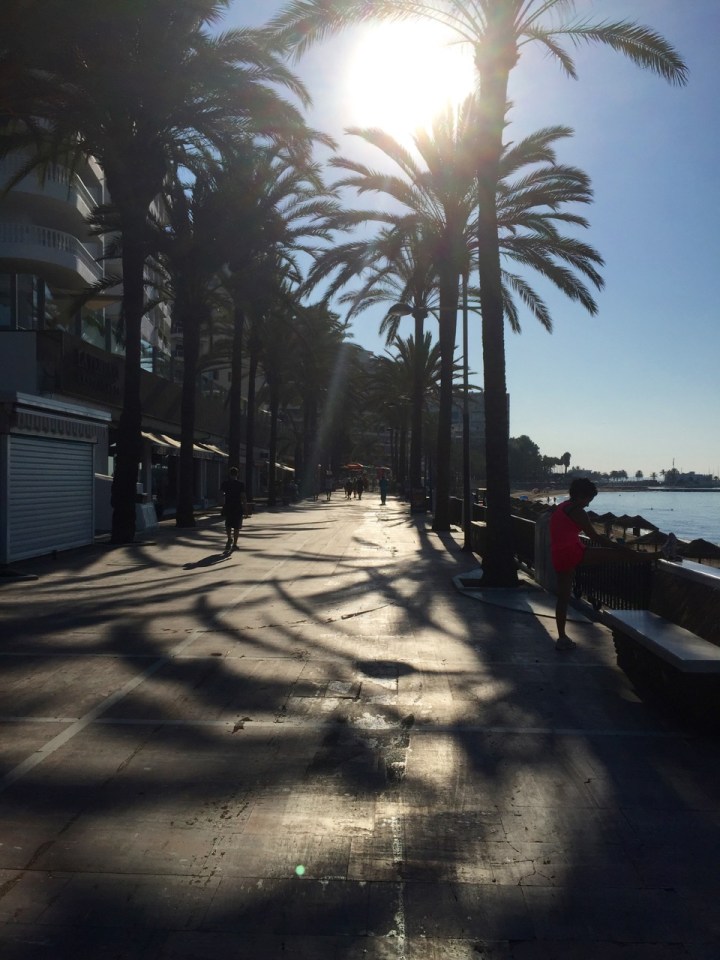 Marbella - handy Via Verde along coast