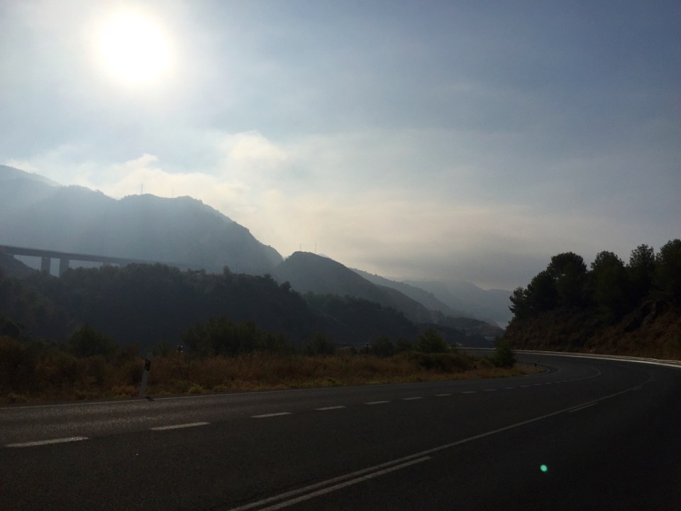 Morning haze burning off in Nerja
