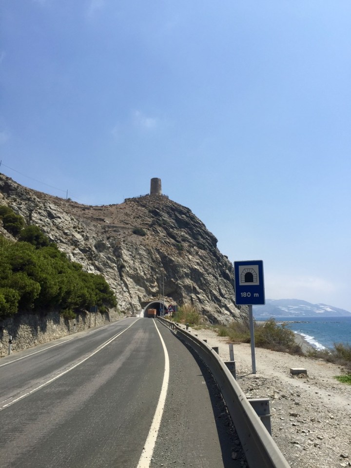 Another tunnel near Polopos + tower