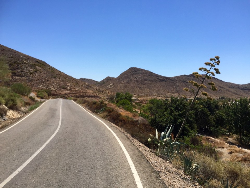 Climb continues up from Nijar