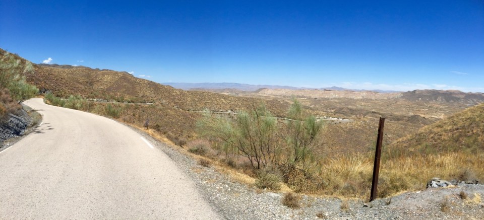 Panorama from above Lucainena de Las Torres,