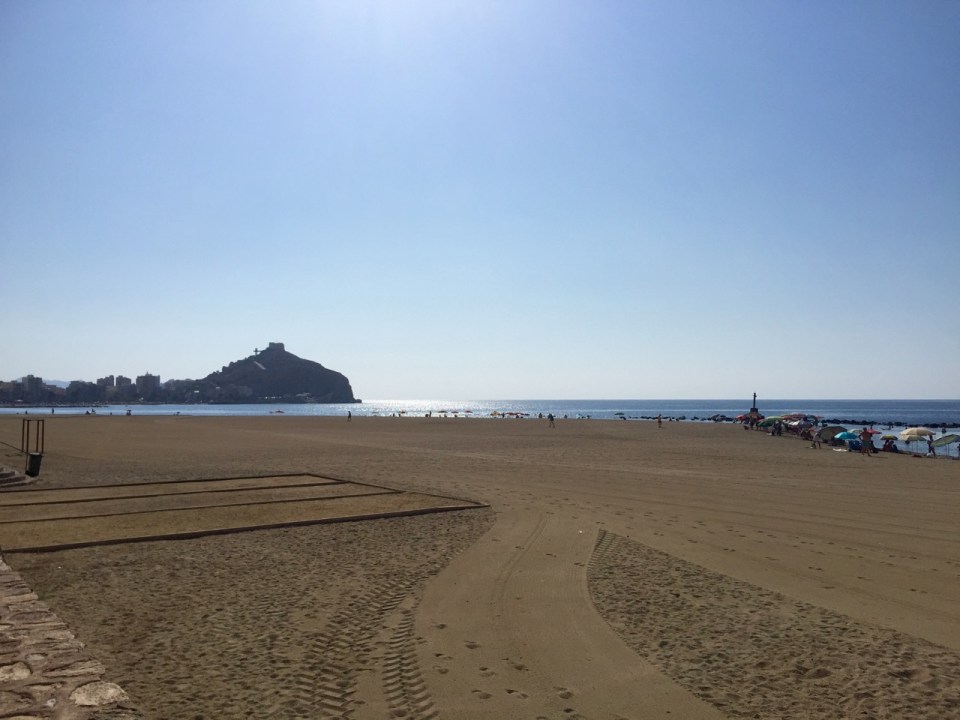 Beach at Águilas